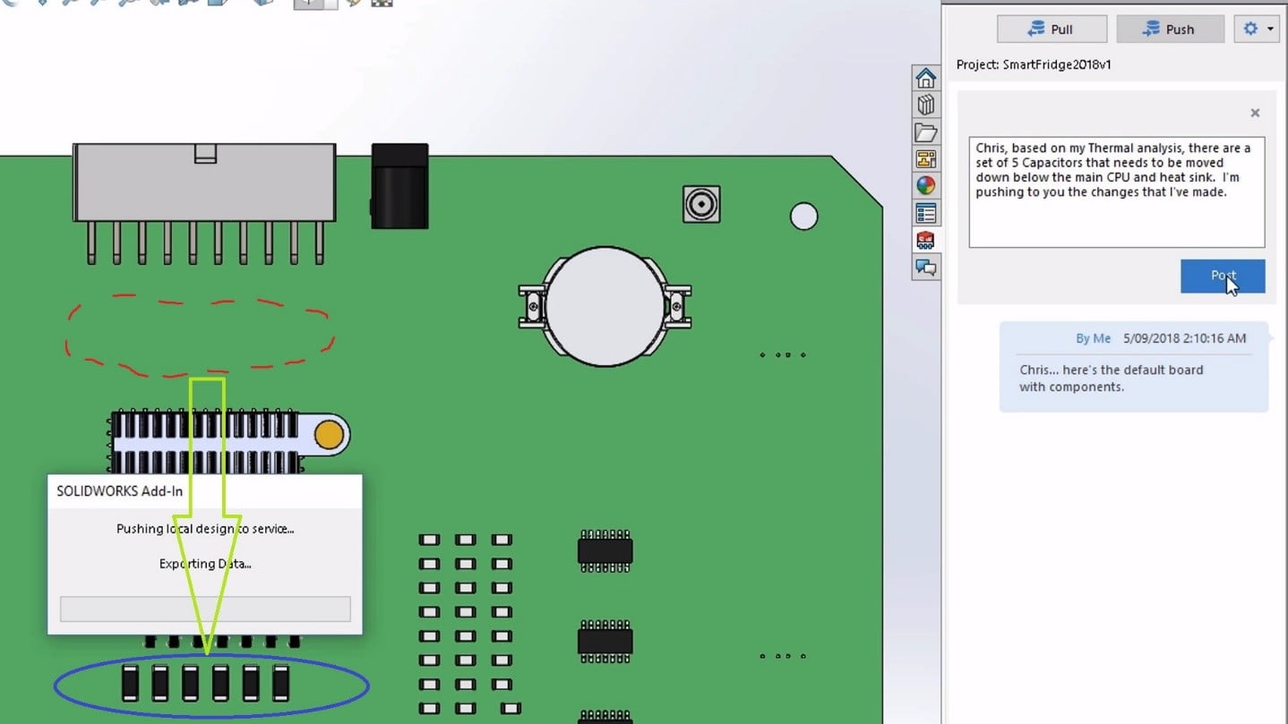 Collaborate more efficiently between SOLIDWORKS, Flow Simulation and