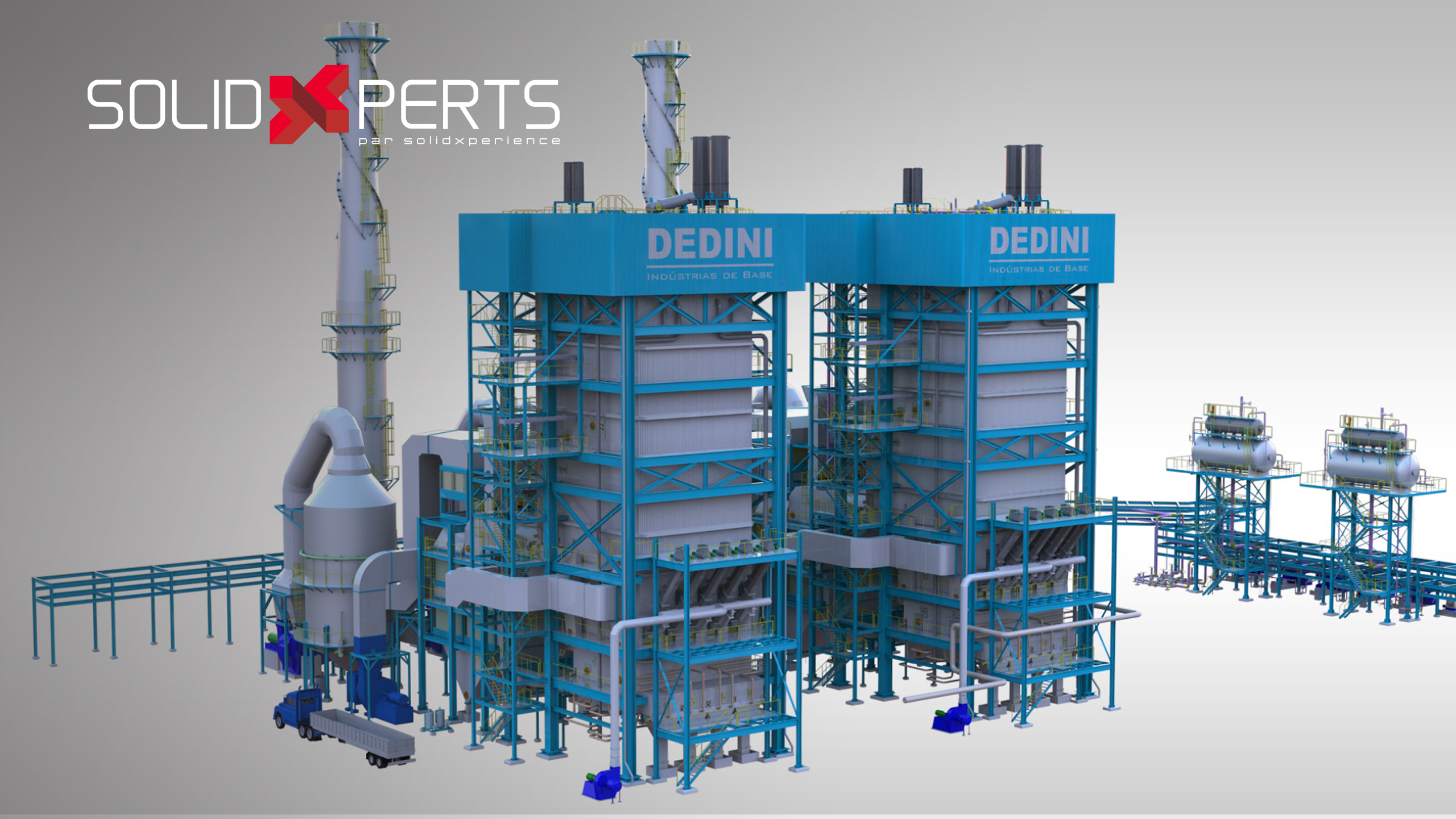 Simplification de la conception  d’usines et de procédés industriels avec la 3D