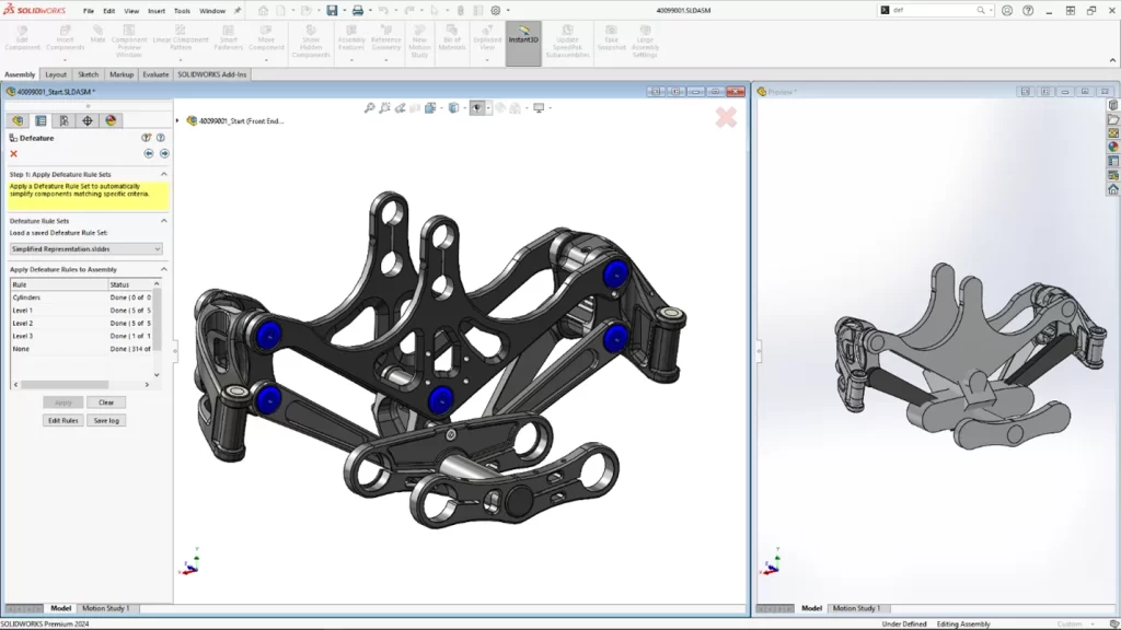 SOLIDWORKS 2024 CAD Features