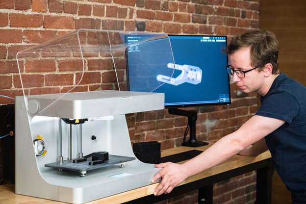 Markforged desktop printer and Eiger software