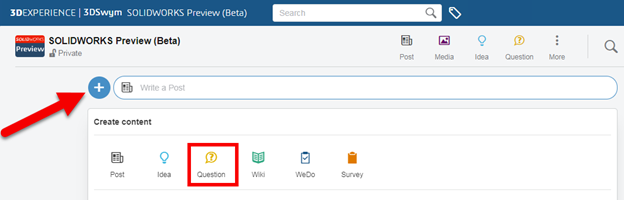 SOLIDWORKS Preview Beta how to submit comments