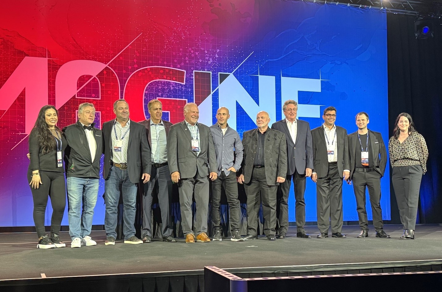 A lineup of award winners presented on the main stage at 3DEXPERIENCE World 2024