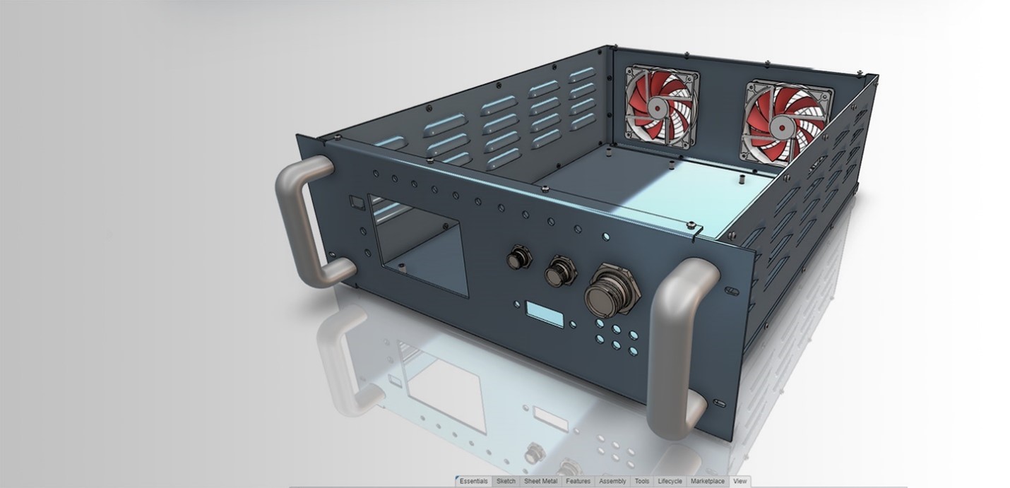 A screenshot showcasing the Jog Command in 3D SheetMetal Creator, demonstrating the creation of two bends from a single sketch, with parameters for offset, bend angle, and fixed points visible in the interface.