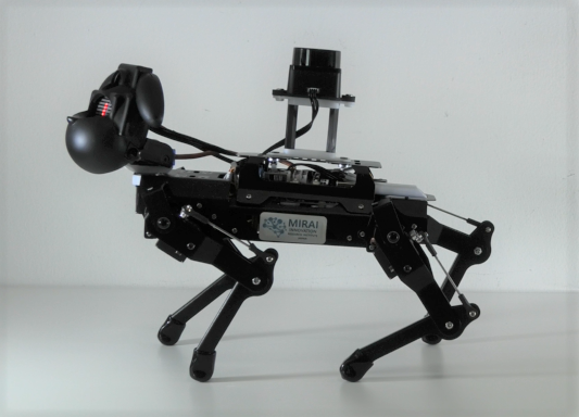 Final manufactured Intelligent Robot Dog used for research.
