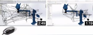 SOLIDWORKS without breadcrumbs vs. Using SOLIDWORKS breadcrumbs