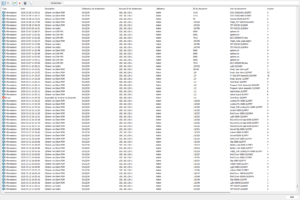 Figure 4: Pistes d'audit - journal Obtenir dans SOLIDWORKS PDM