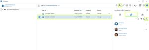 Espace Collaboratif 3DEXPERIENCE - Onglet Membre