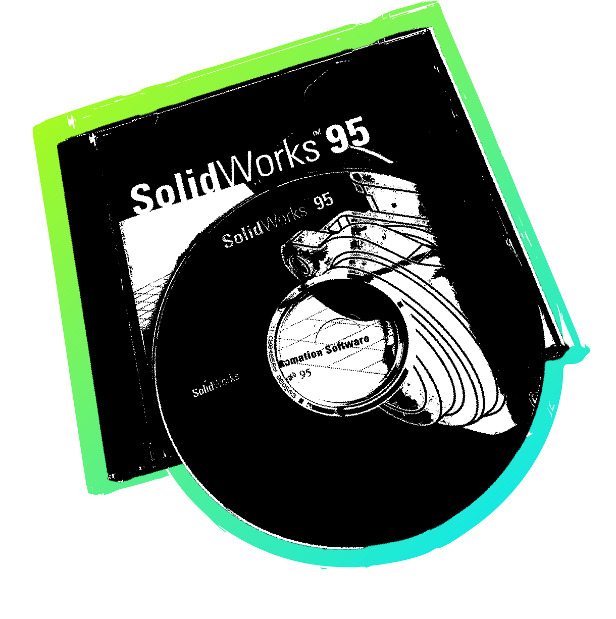 SolidWorks 95 sticker