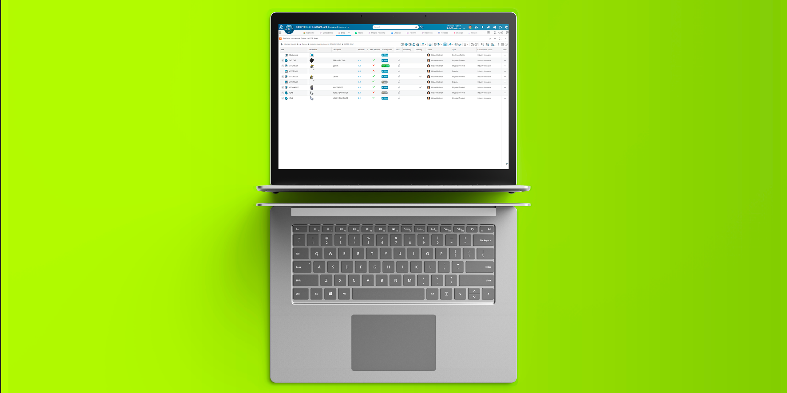 Ajouter la colonne Thumbnail dans la plateforme 3DEXPERIENCE