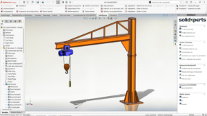 Jib crane case study highlighting potential bonded interaction locations