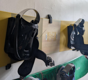 Crochets à snowboard finaux